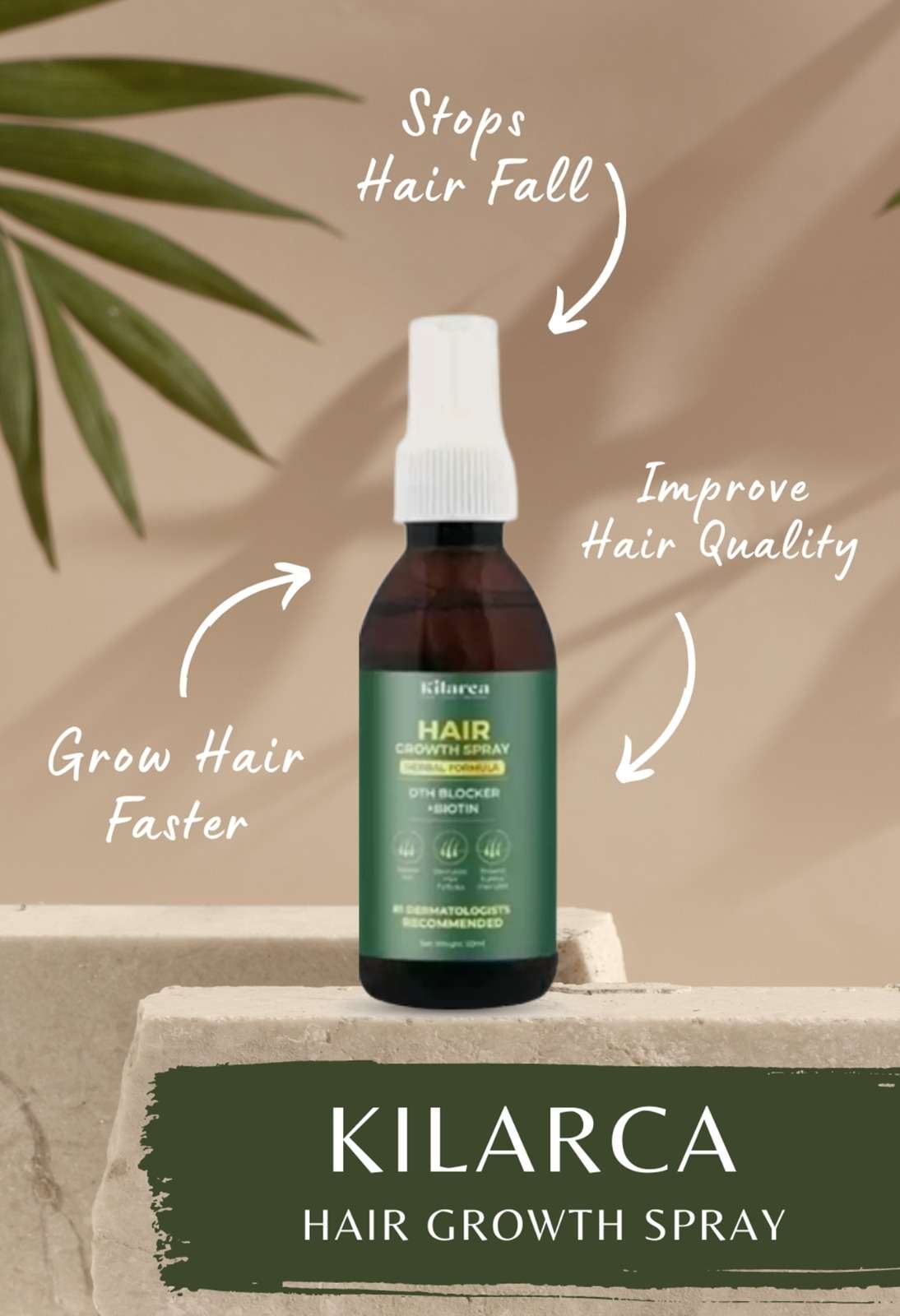 Kilarca hair grow spray Kilarca Hair Growth Spray 120 ML - Image 2