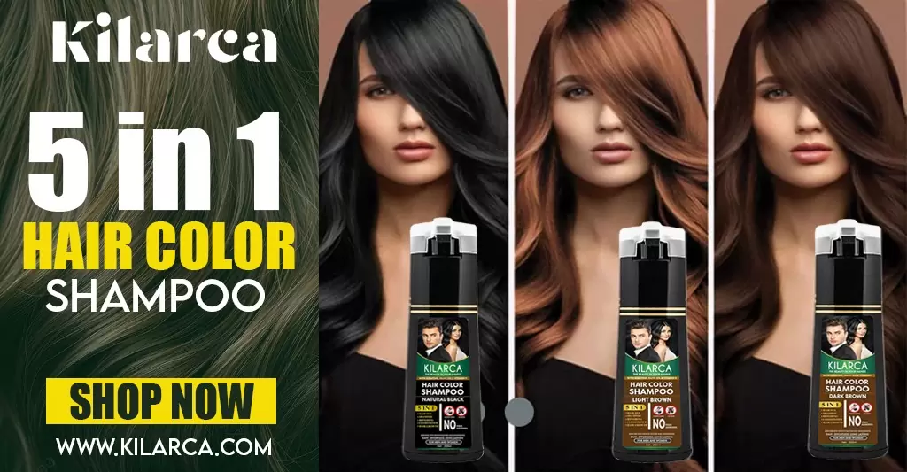 Kilarca 5 in 1 Hair Color Shampoo